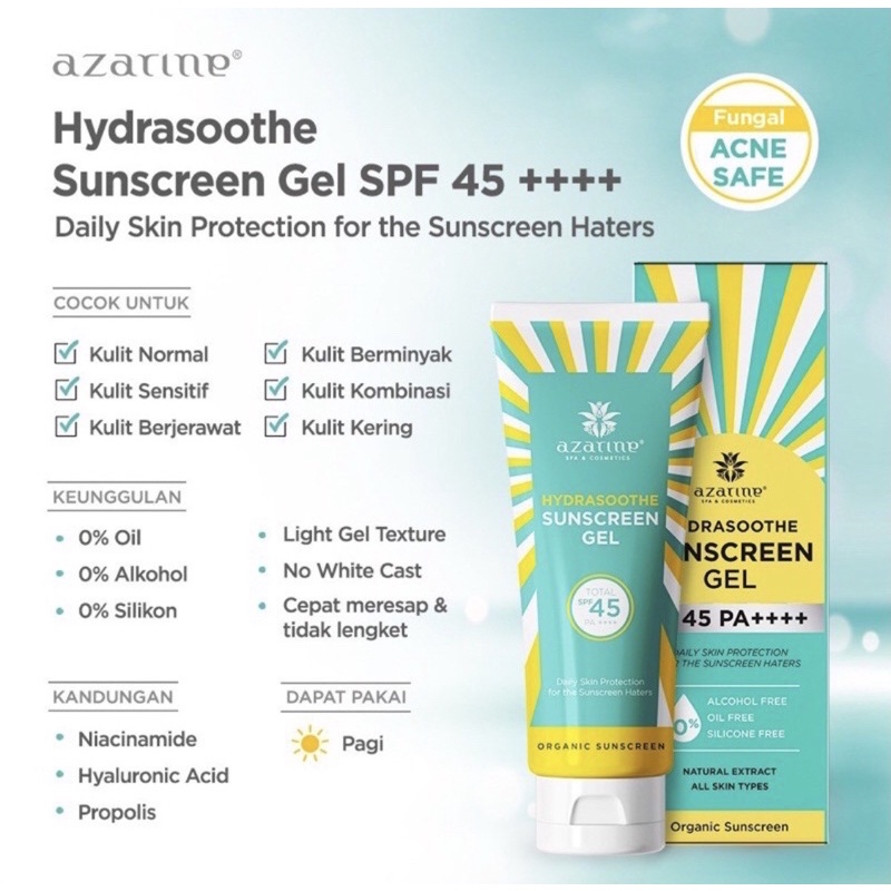 Azarine Sunscreen Spf 45