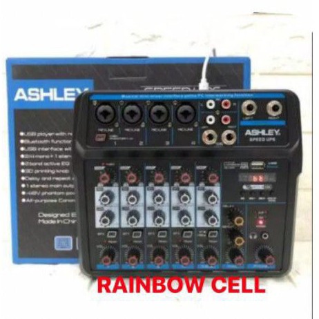 Mixer Ashley speed up 6 original bluetooth - USB recording 6 channel