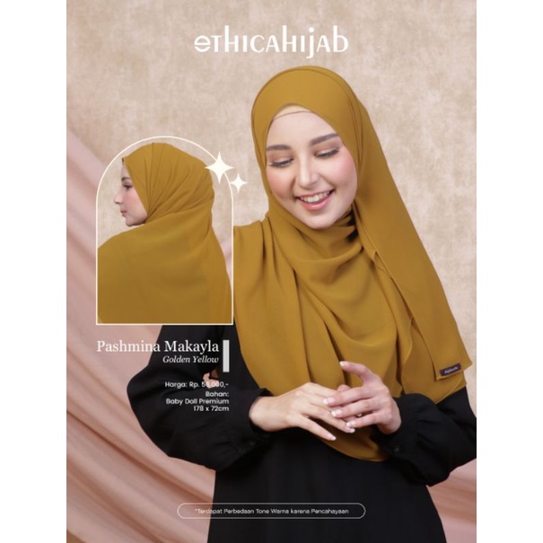 Pashmina Makayla by Ethica Hijab / hijab / jilbab wanita syari