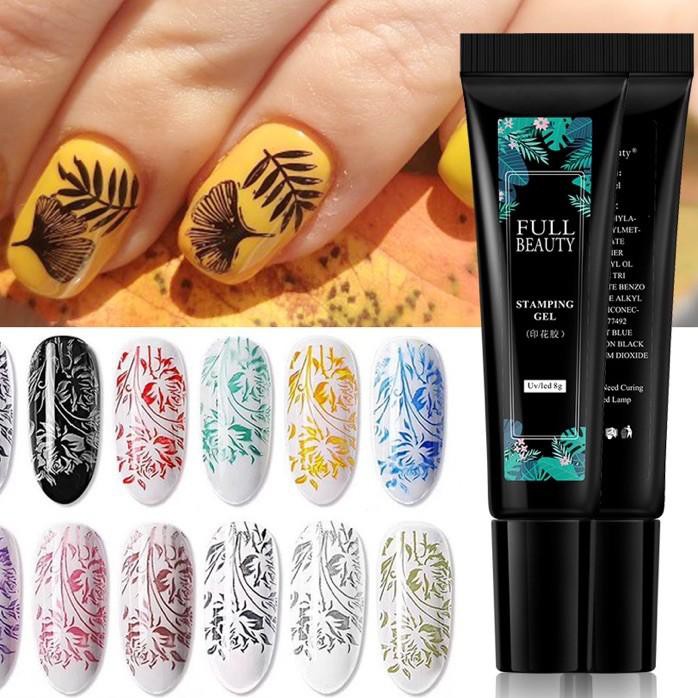 

BEST SELLER 12.12 STAMPING GEL COLOR 12 warna / color stamping gel plat cat stamping gel jelly :D