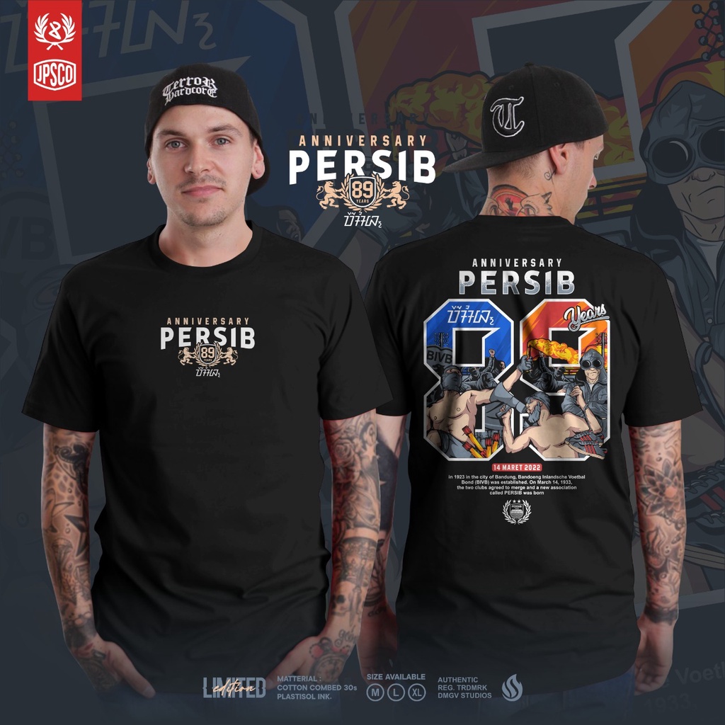 Kaos persib BAJU PERSIB flower city casual taped