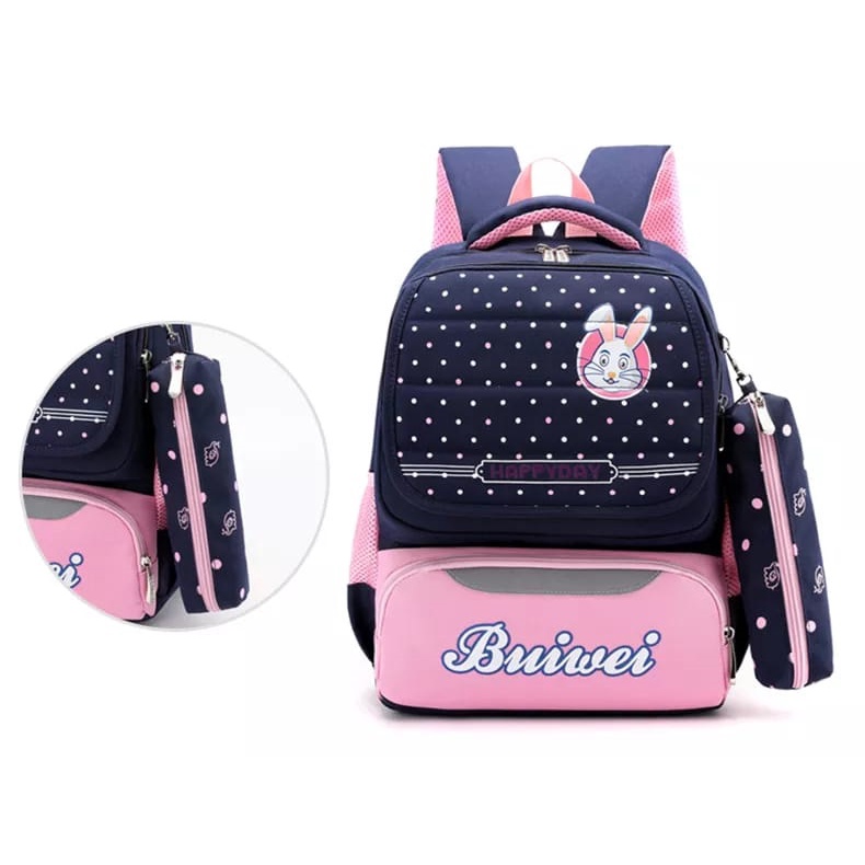 BATOSAI BUIWEI - Tas Ransel Anak Sekolah Karakter Fashion Kids Backpack Cute Murah Batam Tas Kanvas