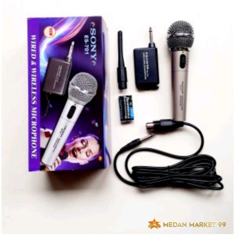 MIC S●NY WIRELESS  ESONY ES-701/ ES-701N | TOA | MICROPHONE | MIC KARAOKE