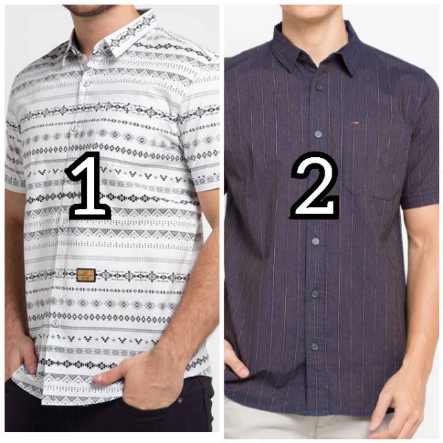 Kemeja pria EMBA CLASSIC lengan pendek Original