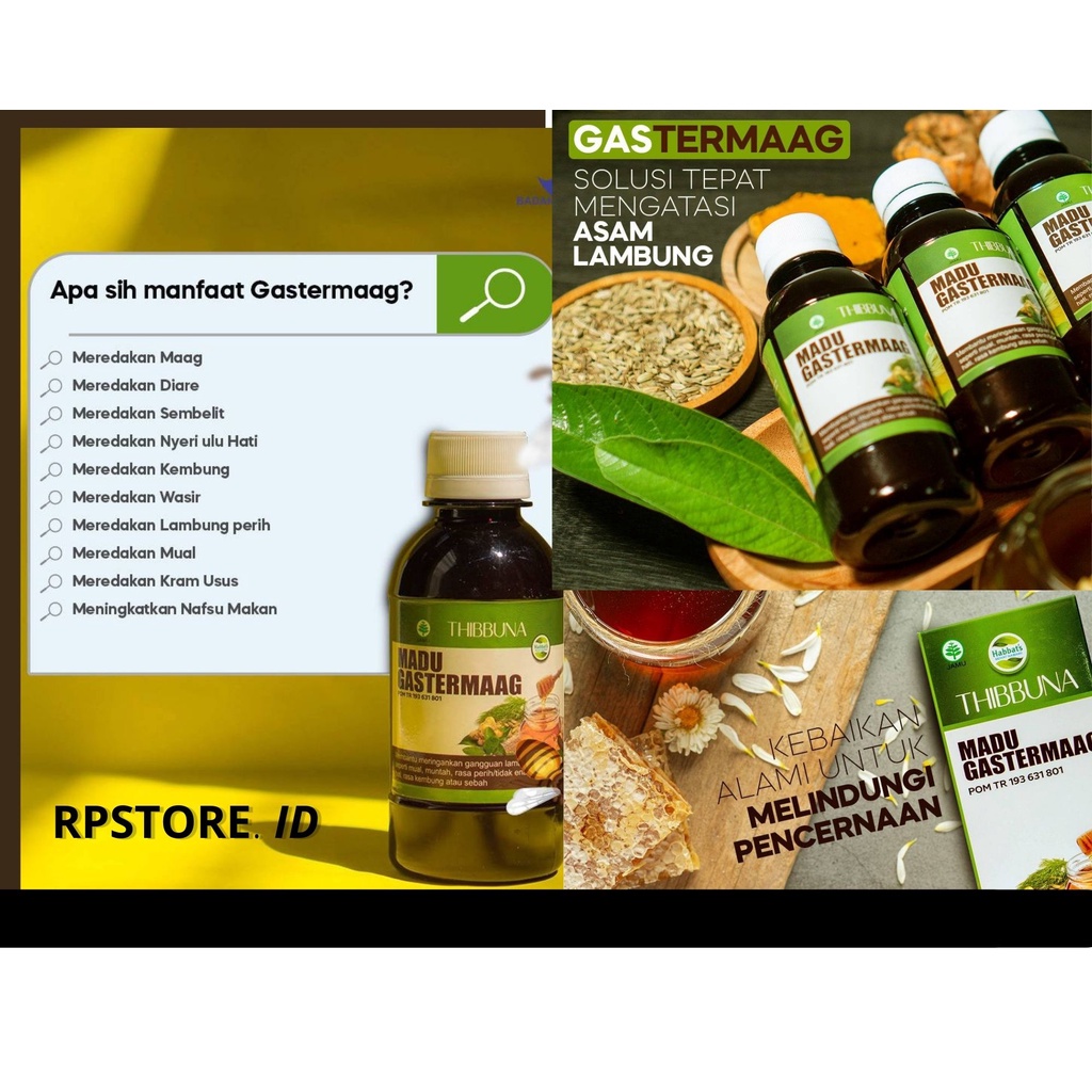 

Madu Gastermaag{Buy 1 Get 1 } Lambung/Obat Maag/Obat Nafsu makan/