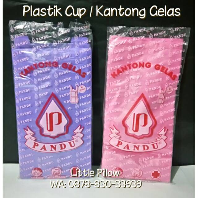 Kantong Plastik Gelas 2 Cup Murah/Kantong Cup Puding 200ml/Kantong Gelas