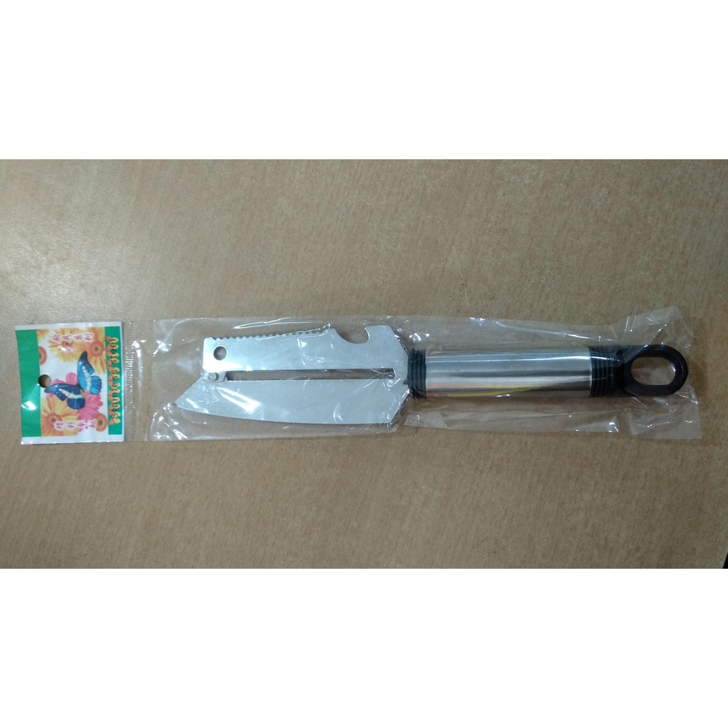 PISAU PEELER STAINLESS STEEL SERBAGUNA 4 IN 1