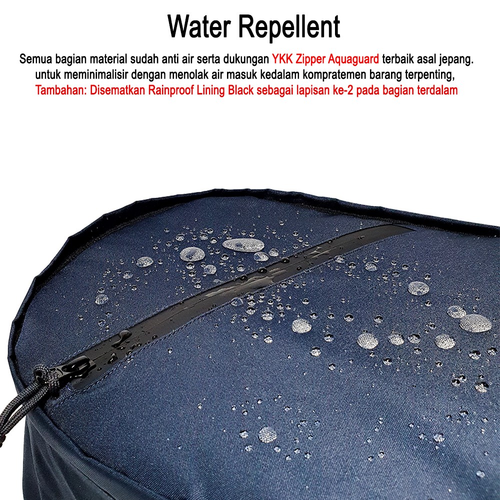 Tas Ransel Laptop / Backpack Chico Anti Air By JFK - Water Repellent - Garansi Resmi 1 Tahun