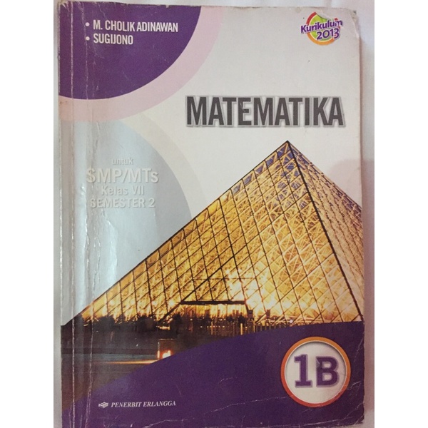 

Erlangga - Buku Paket Matematika Kelas 7 SMP Semester 2