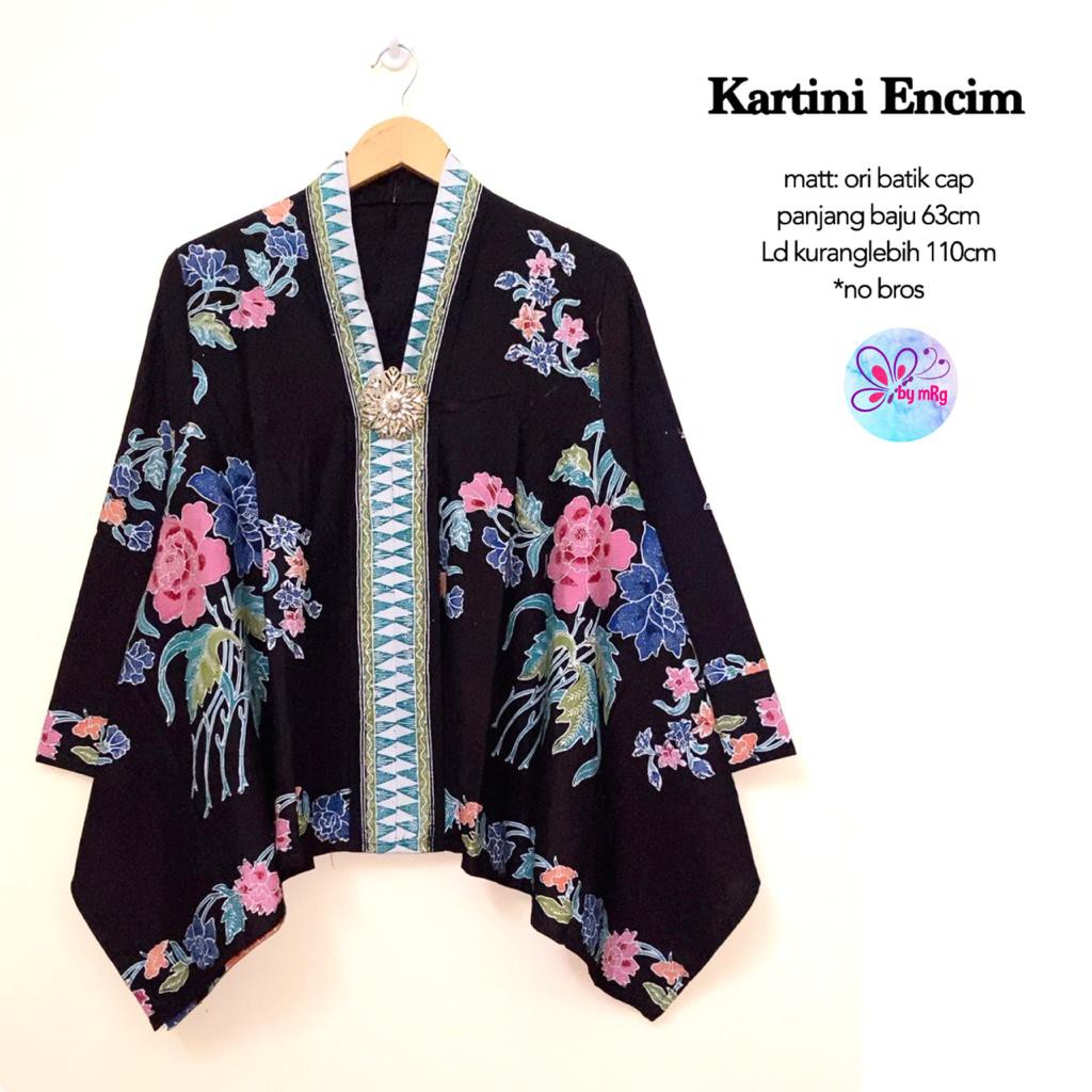 Blus kartini encim ori batik cap solo