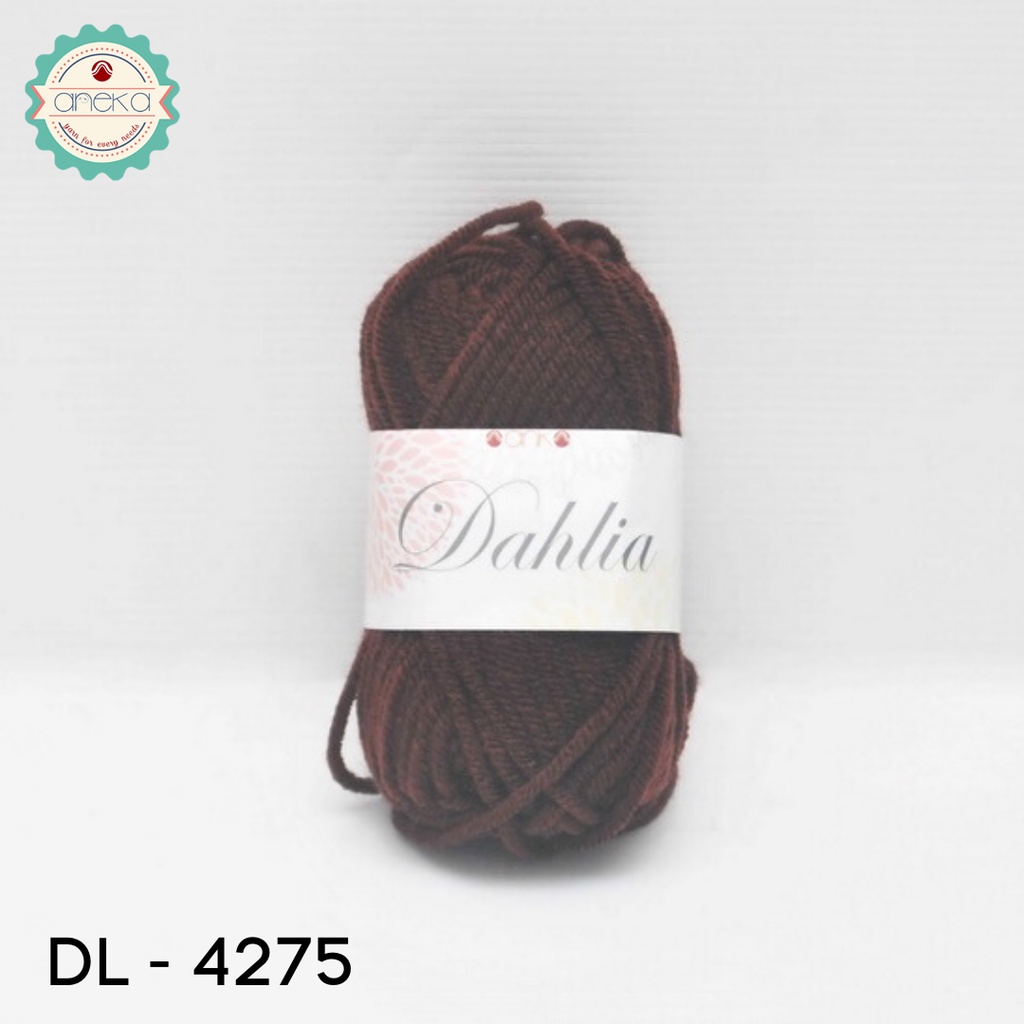 Benang Rajut Karpet Dahlia / Carpet Yarn - 4275 ( Coklat Tua )