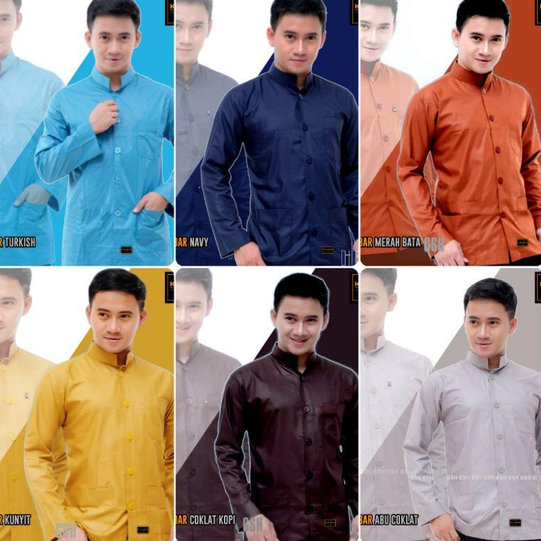 JP.25Au22d ‣ XXL & XXXL BAJU KOKO HAIBAH POLOS KHAIBAR MODEL BAJU KOKO AMMU BAJU KOKO POLOS AN-NUR A