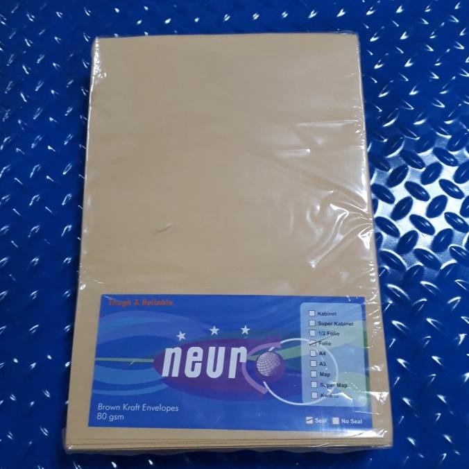 

Amplop Coklat Folio Seal Neuro / Amplop Coklat Folio With Perekat