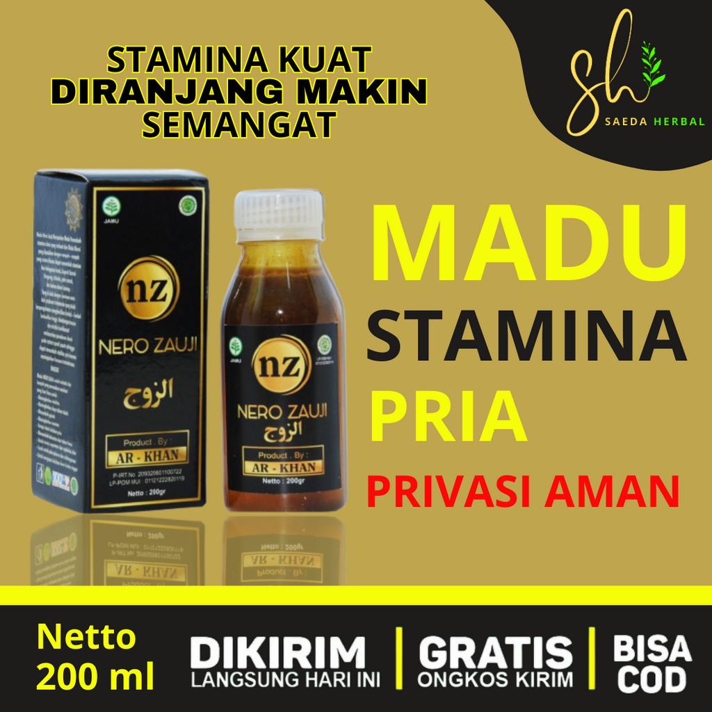 Madu Stamina Pria Dewasa Kuat Dan Tahan Lama Nero Zauji 200 ml Madu Asli 100% Original