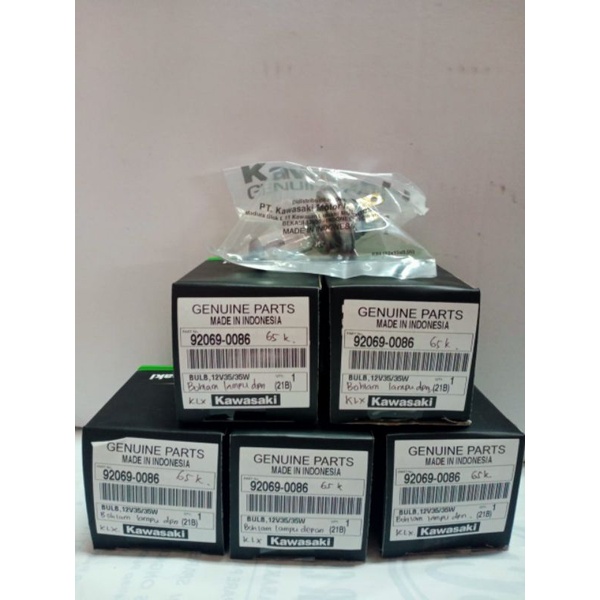 SPAREPART KAWASAKI BOHLAM LAMPU DEPAN KLX