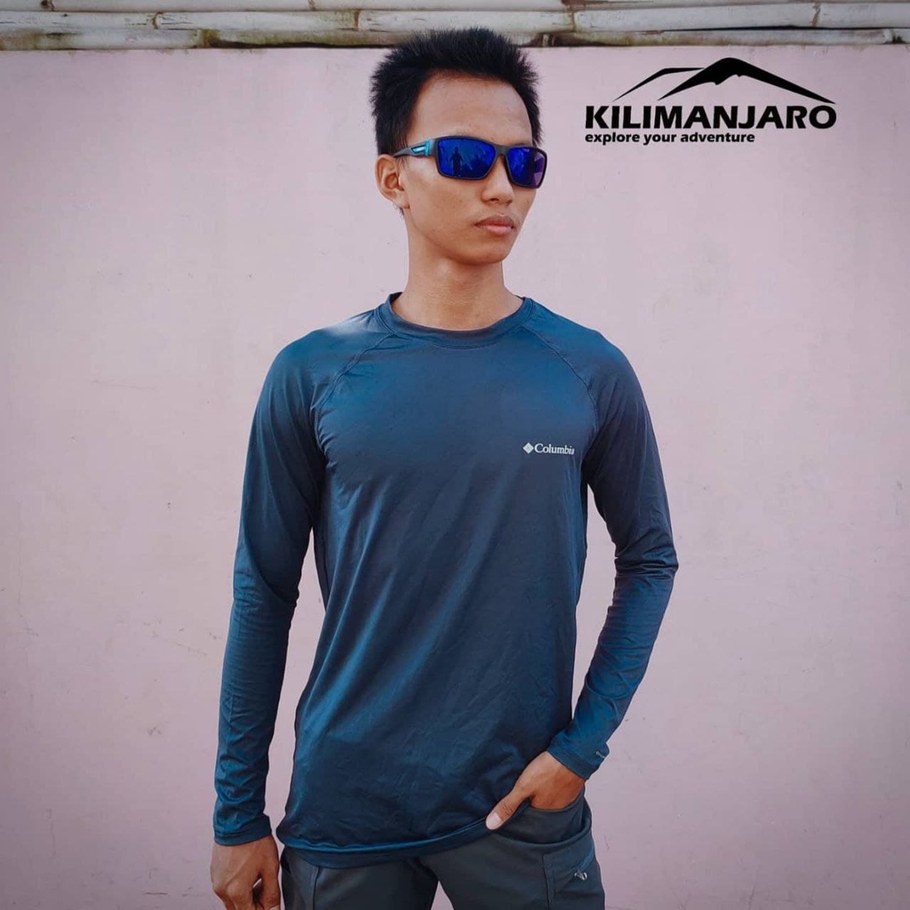 Baselayer Columbia OmniHEAT - Baju Hiking Quickdry - Baju Olah Raga - Baselayer columbia Omni Heat