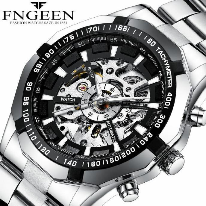 RECOMENDED JAM TANGAN FNGEEN ORIGINAL PETER JAM061S3 PREMIUM AUTOMATIC ANTI AIR