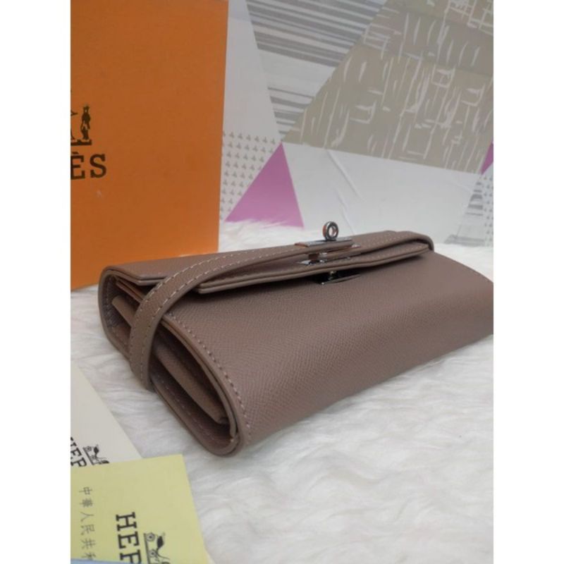 Dompet Panjang Long Kelly H Rantai Free Box