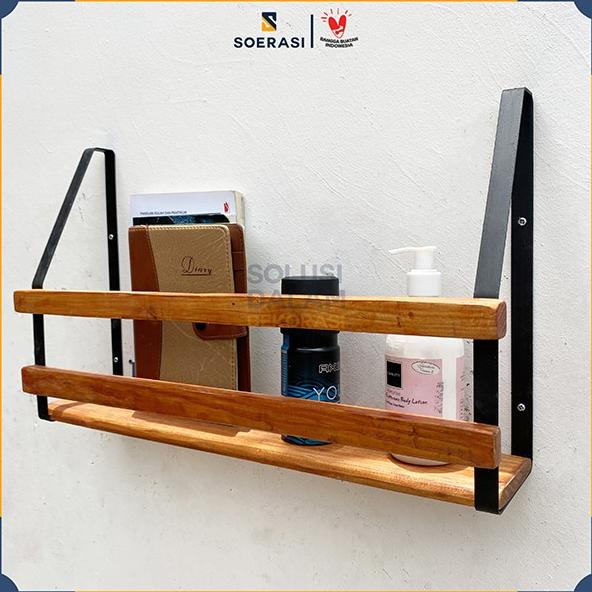 

ORKA Rak Dinding Minimalis Buku Sepatu Ambalan Serbaguna Kamar Dapur
