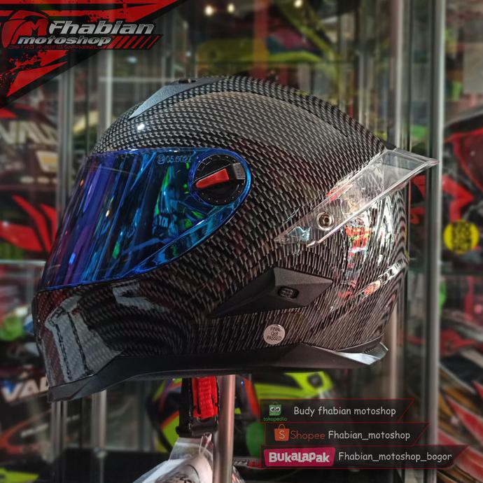 Helm Snail Ffs1 Motif Carbon Diskon