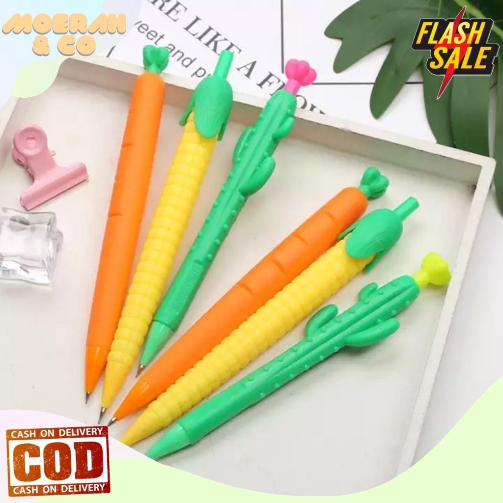 

PENSIL CETEK LUCU KARAKTER SAYURAN JAGUNG KAKTUS WORTEL PENSIL CETEK 2B PENSIL MURAH PENSIL LUCU COD