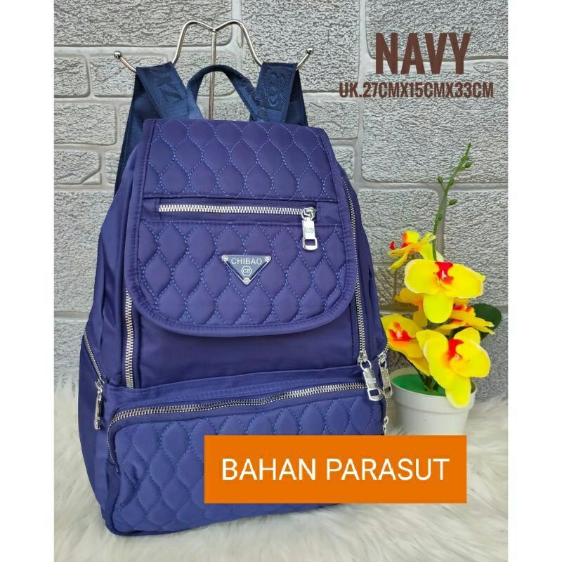 ORIGINAL Tas Ransel CHIBAO Laptop JUMBO Wanita Anti Air Kualitas SUPER