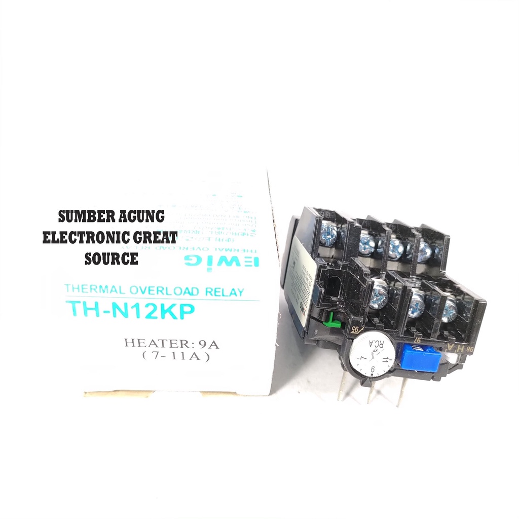 THN12KP Therma Overload Relay 3.6A Ewig Heater 9A Bisa 7A Hingga 11A