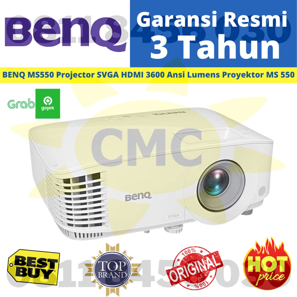 BenQ Ben-Q MS550 Projector SVGA HDMI 3600Lm Business Proyektor ms-550