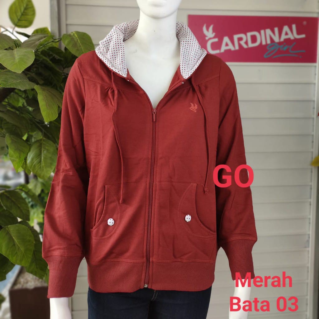 gos CARDINAL SWEATER GIRL 147 Pakaian Wanita Outerwear Jaket Cewek Sweater Katun Cardinal Original