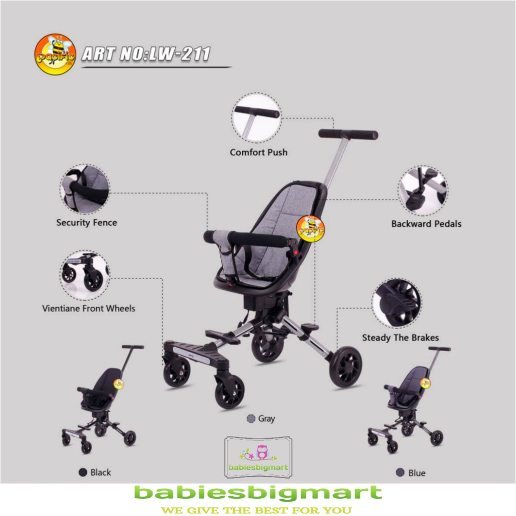 MAGIC STROLLER EXOTIC LW 003 LW 112 LW 116 LW 129 CABIN SIZE, LW 211 KERETA DORONG STROLER PRAKTIS MURAH