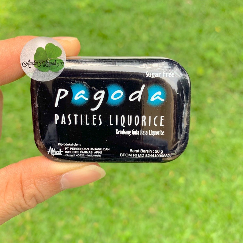 

Pagoda Pastiles Liquarice 20 grm