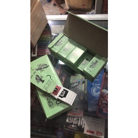 KARTU LINTRIK CEKI UDANG JITU WARNA KUNING TERMURAH 1 box isi 10 pack/set