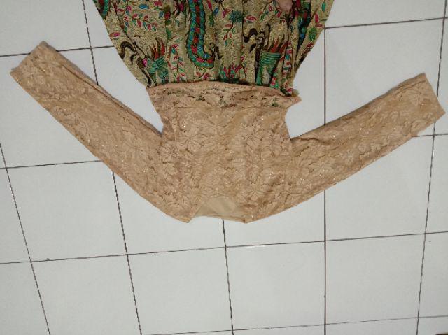 Couple Batik Gamis Brokat Cindrawasih Original