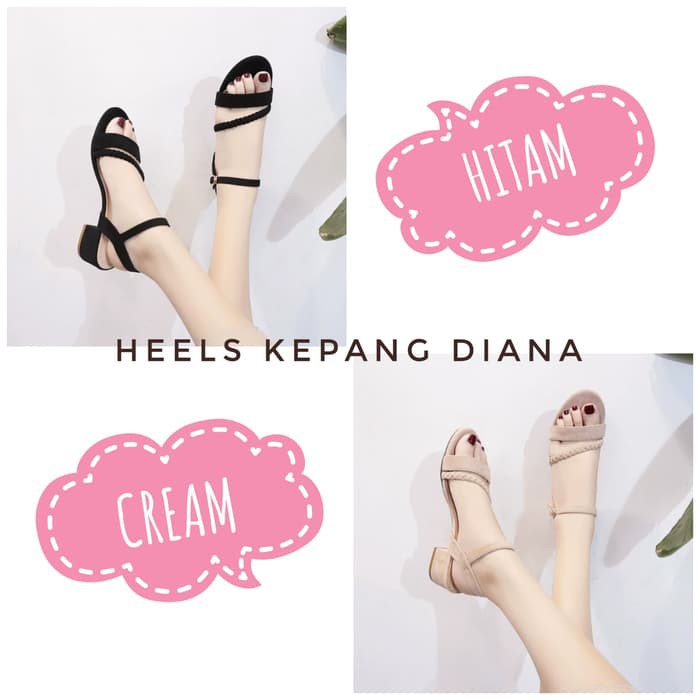 X668-3 Sepatu High Heel Wanita Kelsey Archangel Luxury Heels O 2384KP Heels Kepang Diana