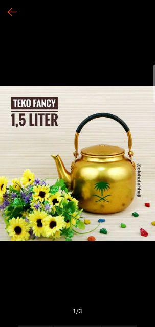 Teko Air Zam Zam Fancy Sholeh Stainless 1 Liter 1,5 Liter 2 Liter