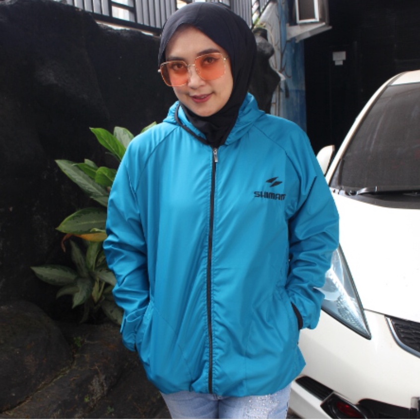 JAKET RUNNING OLAHRAGA SAUNA KEKINIAN PRIA WANITA JUMBO KEREN OVERSIZE BAHAN PARASUT DESPO PEMBAKAR LEMAK JOGGING LARI BERSEPEDA GYM FITNES SENAM