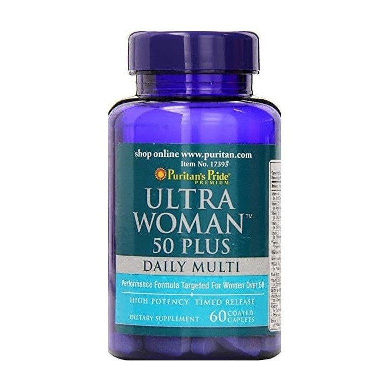 Puritan's Pride Ultra Woman 50 Plus Daily Multi Puritan Puritans 60 t