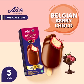 Jual Aice Ice Cream Belgian Berry Choco Isi Pcs Es Krim Shopee Indonesia