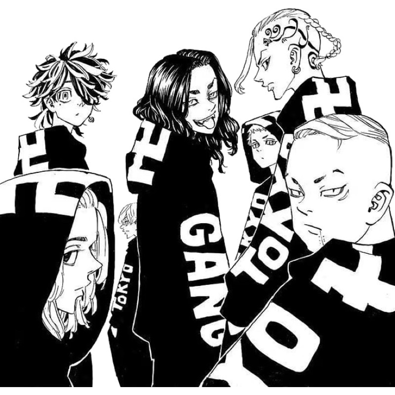 hoodie tokyo gang tokyo revengers mikey draken sweater SABLON