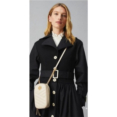 Tory Burch Kira Chevron Crossbody Cream Preloved