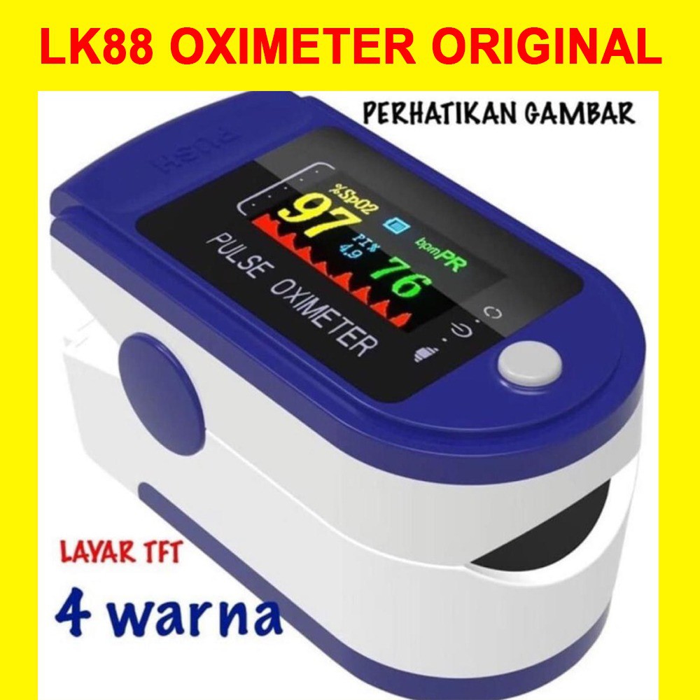 Oximeter Oxymeter TFT LK88 dan LK89 Fingertrip Pulse Alat Pengukur Oksigen Darah Akurat ORIGINAL