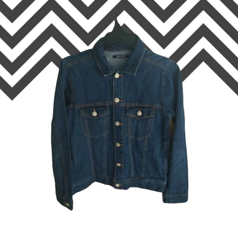 Jaket jeans second merk one way