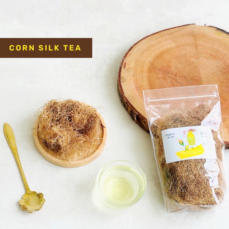 Organic&amp;Joy• Corn Silk Tea| Teh Rambut Jagung (Obati Diabetes,turunkan kolesterol,Sehat kemih,Slimming tea)