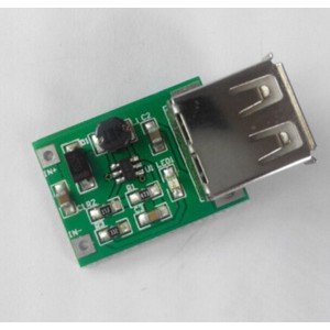 DC-DC STEP UP USB POWER SUPPLY 0.9V-5V TO 5V MODUL (PCB Hijau)