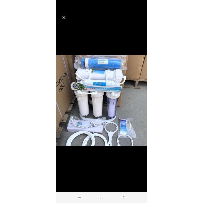 mesin ro 500gpd aquafilt reverse osmosis 500 gpd