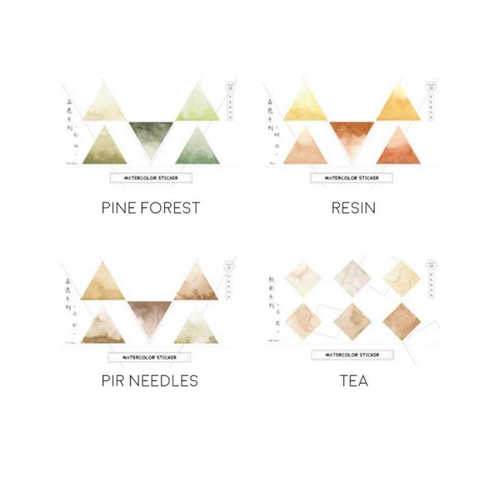 

Watercolor Shapes Sticky Notes