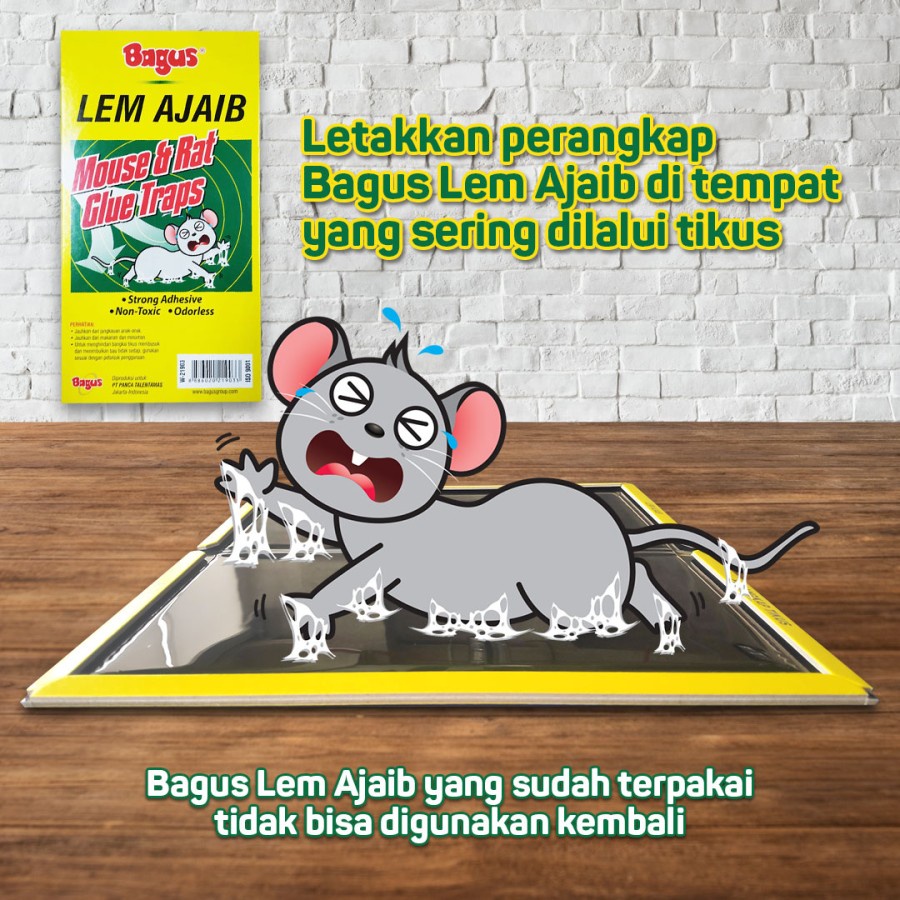 BAGUS LEM AJAIB PERANGKAP TIKUS - LEM TIKUS