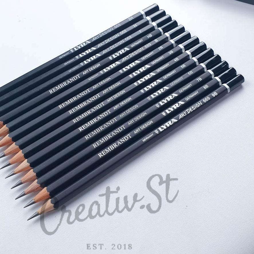 

PROMO BESAR KODE-288 Lyra Rembrandt Graphite Pencils Art Design 669