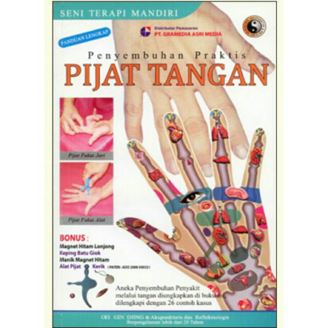 Panduan lengkap Pijat Tangan-Karya Oei Gin Djing kerjasama Pt. Gramedia