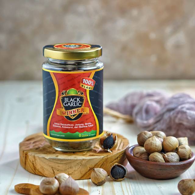 

Bawang Hitam Black Garlic Lanang Tunggal Hitam